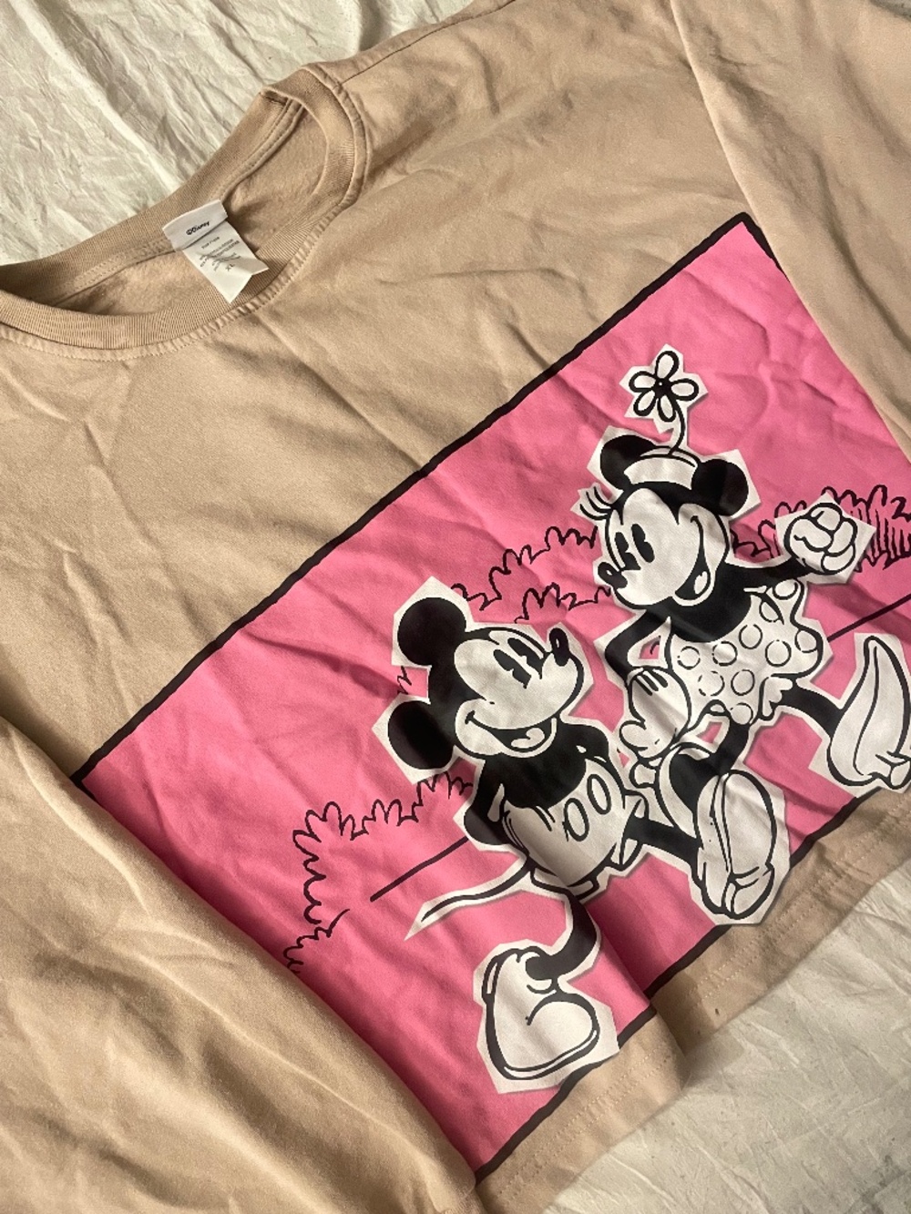 Mickey & Minnie Mouse cropped sweater